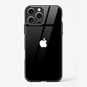 Rich Black Glossy Glass Case for iPhone 16 Pro Max