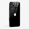 Rich Black Glossy Glass Case for iPhone 16 Pro Max