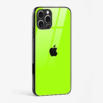 Neon Green Glass Case for iPhone 16 Pro Max