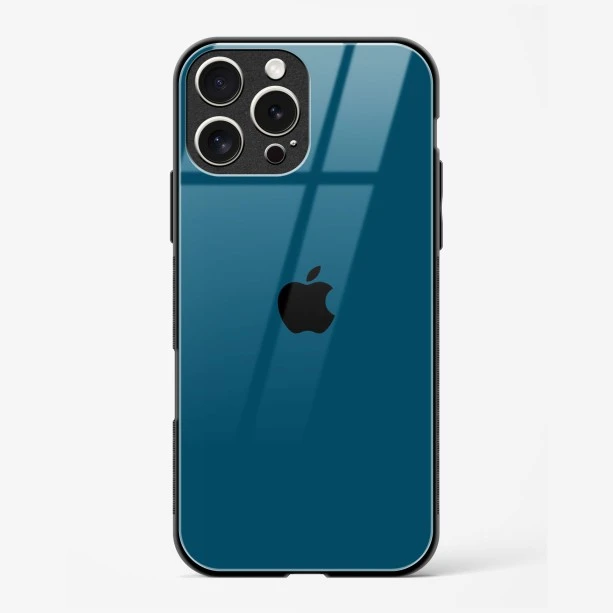 Olympic Blue Glass Case for iPhone 16 Pro Max