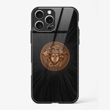 Versace Glass Case for iPhone 16 Pro Max