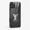 LV Glass Case for iPhone 16 Pro Max