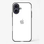Pure White Glossy Glass Case for iPhone 16