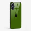 Dark Green Glass Case for iPhone 16