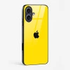 Yellow Glass Case for iPhone 16