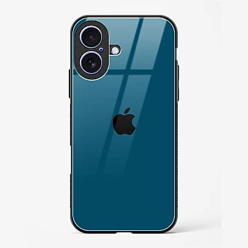 Olympic Blue Glass Case for iPhone 16 Plus