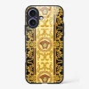 Versace Design Glass Case for iPhone 16