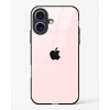 iPhone 17 Light Pink Glass Case - Premium Tempered Glass Back Cover