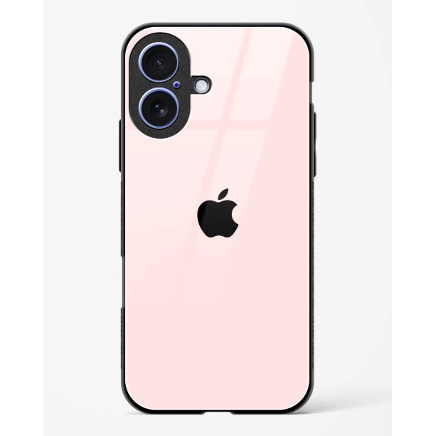 iPhone 17 Light Pink Glass Case - Premium Finish