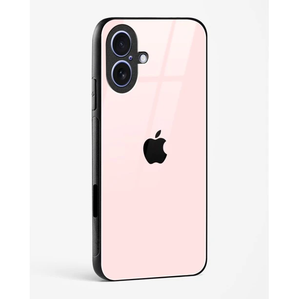 iPhone 17 Light Pink Glass Case - Premium Finish