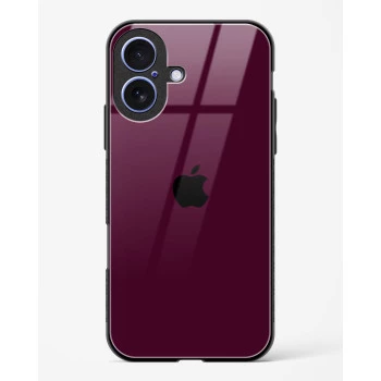 iPhone 17 Wine Glass Case - Premium Glossy Tempered Glass Back Cover