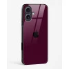 iPhone 17 Wine Glass Case - Premium Glossy Tempered Glass Back Cover