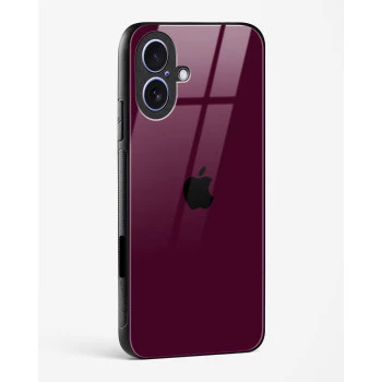 iPhone 17 Wine Glass Case - Premium Glossy Tempered Glass Back Cover