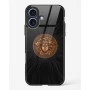 iPhone 17 Versace Glass Case - Premium Designer Tempered Glass Back Cover