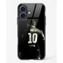iPhone 17 Messi Glass Case - Premium Tempered Glass Back Cover