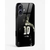 iPhone 17 Messi Glass Case - Premium Tempered Glass Back Cover