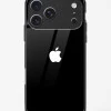 iPhone 17 Pro Rich Black Glossy Glass Case - Premium Tempered Glass Back Cover