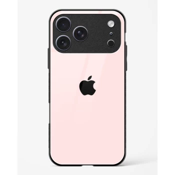 iPhone 17 Pro Light Pink Glass Case - Premium Tempered Glass Back Cover