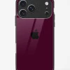 iPhone 17 Pro Wine Glass Case - Premium Glossy Tempered Glass Back Cover