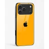 iPhone 17 Pro Orange Glass Case - Premium Tempered Glass Back Cover