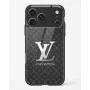 iPhone 17 Pro - LV Glass Case Premium Designer Tempered Glass Back Cover