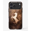 iPhone 17 Pro Ferrari Design Gold Glass Case - Premium Tempered Glass Back Cover