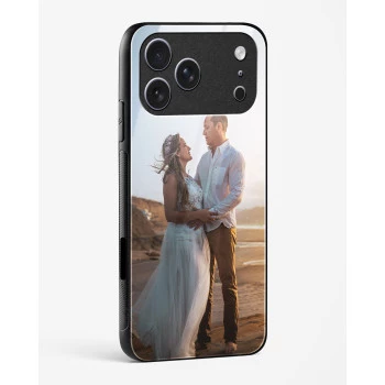 Personalized Photo Glass Case iPhone 17 Pro Max – Custom Printed Tempered Cover