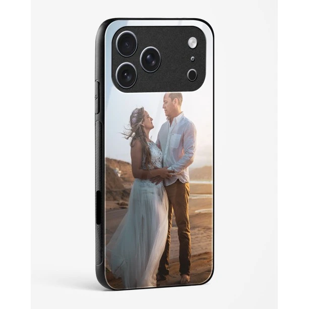 Personalized Photo Glass Case iPhone 17 Pro Max – Custom Printed Tempered Cover