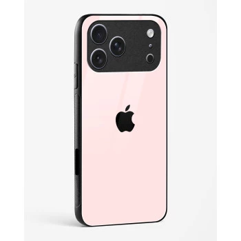 iPhone 17 Pro Max Light Pink Glass Case - Premium Tempered Glass Back Cover