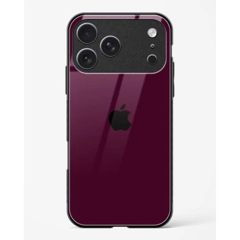 iPhone 17 Pro Max Wine Glass Case - Premium Glossy Tempered Glass Back Cover