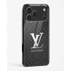 iPhone 17 Pro Max - LV Glass Case Premium Designer Tempered Glass Back Cover