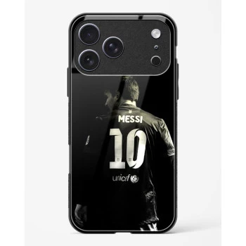 iPhone 17 Pro Max Messi Glass Case - Premium Tempered Glass Back Cover