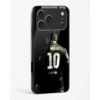 iPhone 17 Pro Max Messi Glass Case - Premium Tempered Glass Back Cover