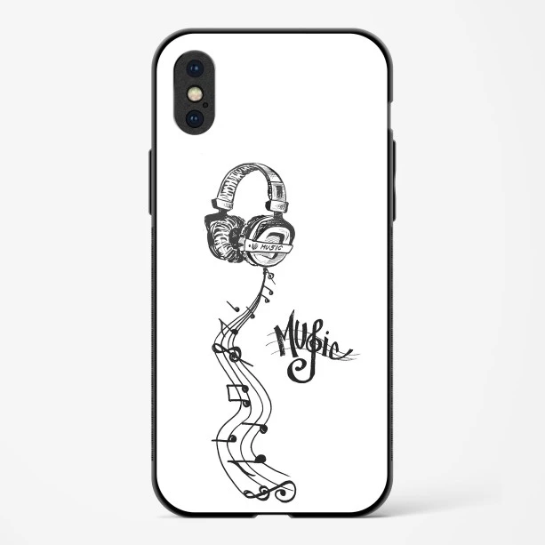 My Music Glass Case Phone Cover For iPhone Xs Max