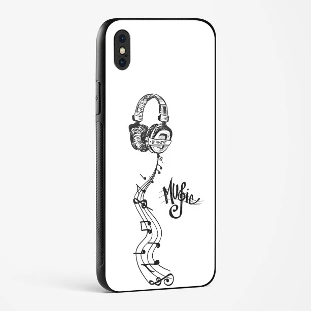 My Music Glass Case Phone Cover For iPhone Xs Max