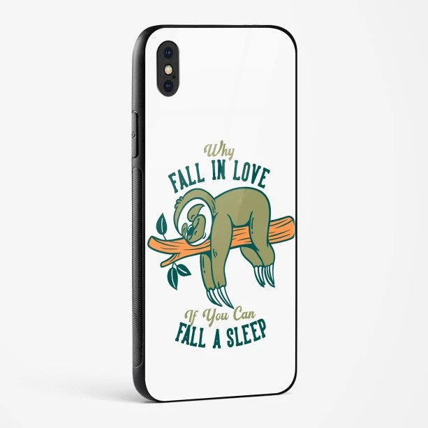 Sleep Lover Glass Case Phone Cover For iPhone XS