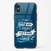 Create Your Future Quote Glass Case Phone Cover For iPhone X