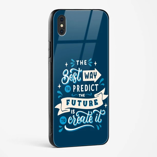 Create Your Future Quote Glass Case Phone Cover For iPhone X