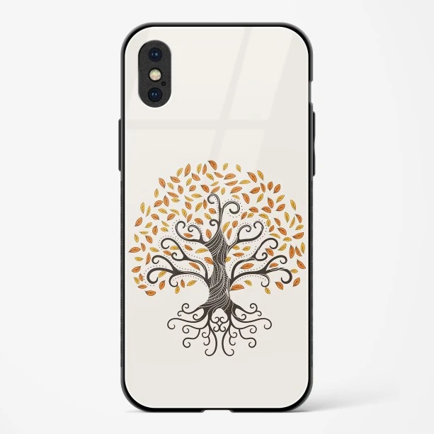 Oak Tree Deep Roots Glass Case Phone Cover For iPhone X
