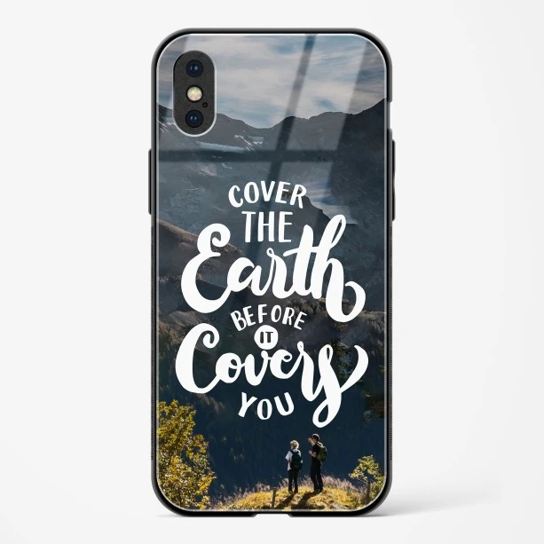 Travel Quote Glass Case Phone Cover For iPhone X
