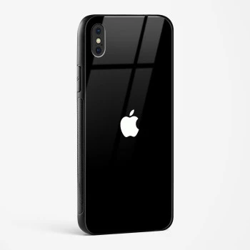 Rich Black Glossy Glass Case for iPhone X