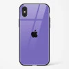 Purple Glass Case for iPhone X