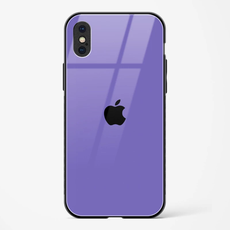 Purple Glass Case for iPhone X