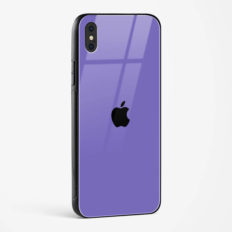 Purple Glass Case for iPhone X