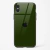 Dark Green Glass Case for iPhone X