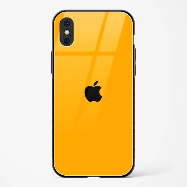 Mustard Glass Case for iPhone X