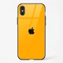 Mustard Glass Case for iPhone X