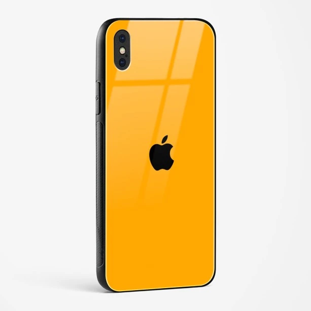 Mustard Glass Case for iPhone X