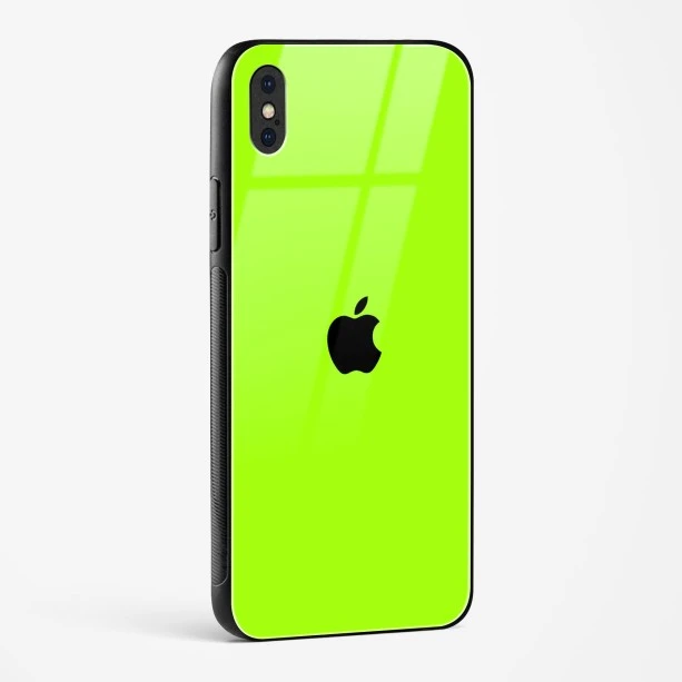 Neon Green Glass Case for iPhone X