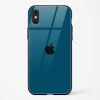 Olympic Blue Glass Case for iPhone X